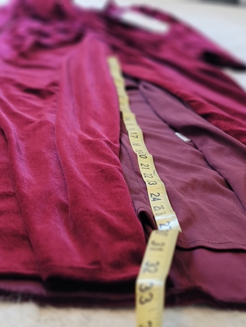NWT Long Sleeve Burgundy Dress Size 8 - Picture 9 of 11